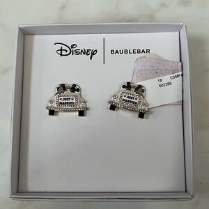 Disney BaubleBar Just Married Mickey and Minnie Mouse Wedding Earrings